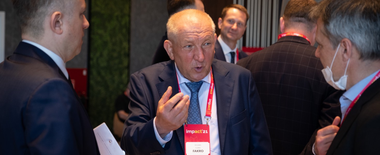 Prezes FAKRO, Ryszard Florek na konferencji Impact 2021