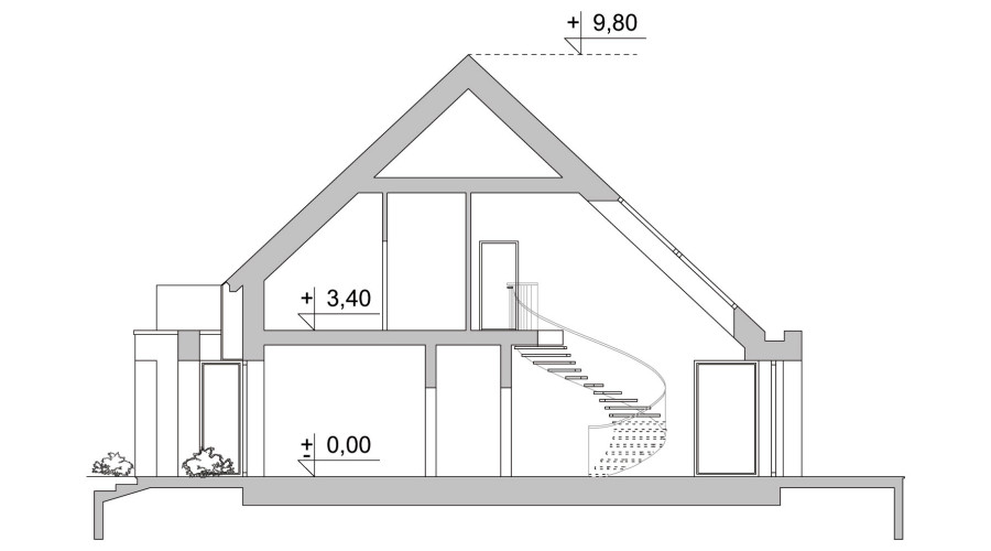 Projekt domu LK&1338